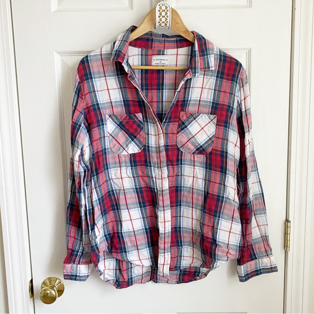 Cotton On Plaid Buttondown Shirt
